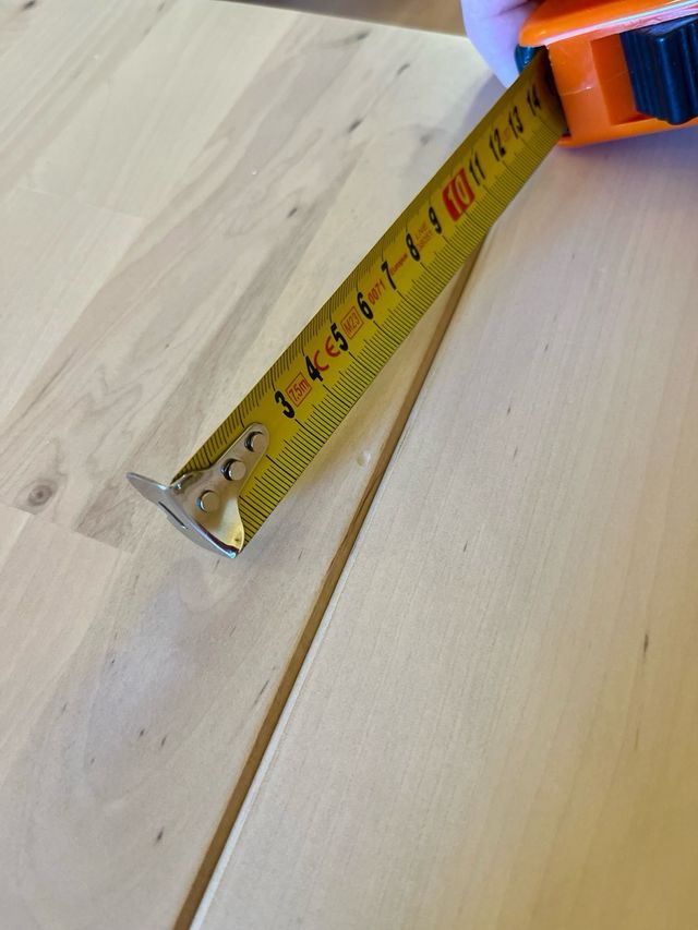 Tavolo Pieghevole in Legno Massello di Betulla Ikea Norden