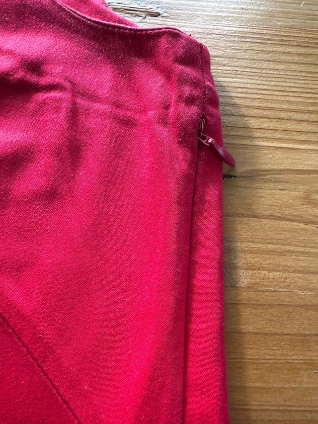 Vestido rojo sin mangas