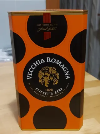 Scatola Latta Vecchia Romagna