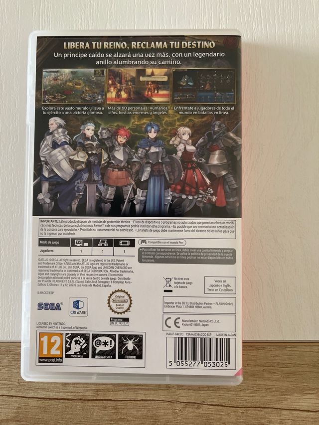 Unicorn Overlord Nintendo Switch