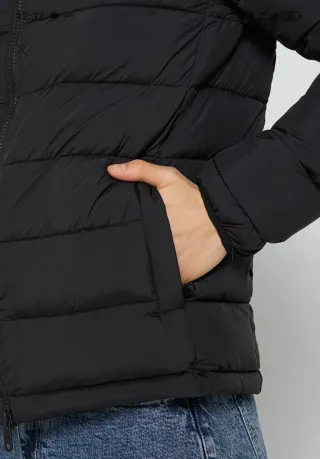 Cazadora acolchada negra XXL