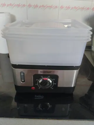 SilverCrest Cocedor Eléctrico Vaporera 3 Bandejas