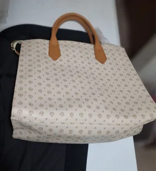 Borsa Pollini Beige/Marrone