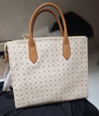 Borsa Pollini Beige/Marrone