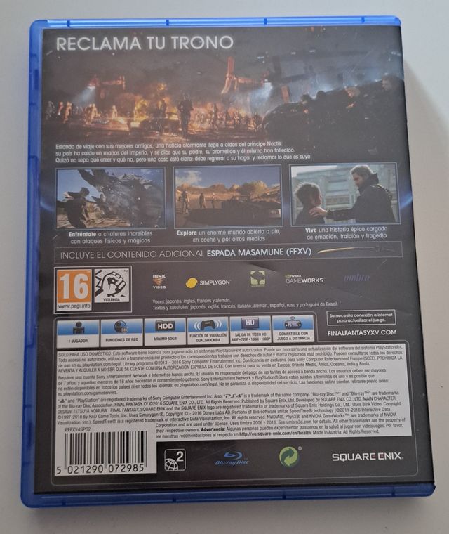 Final Fantasy XV PS4 (Day One Edition)