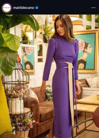 Vestido Matilde Cano Talla 46 Nuevo con etiqueta