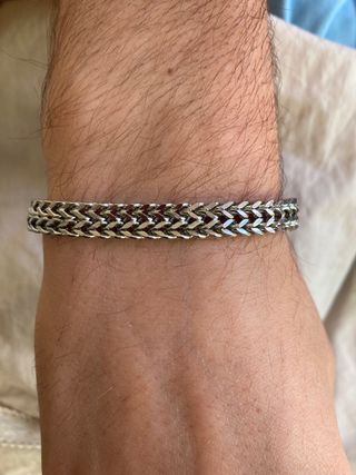 Bracciale in acciaio con chiusura magnetica