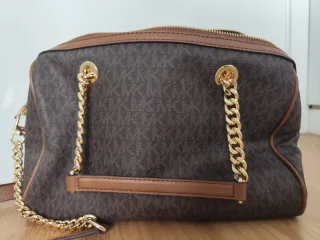 Bolso Michael Kors Blaire Marrón y Beige