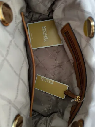 Bolso Michael Kors Blaire Marrón y Beige