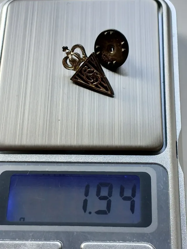 Insignia SPORTING DE GIJON PLATA 925 1.94 GRAMOS