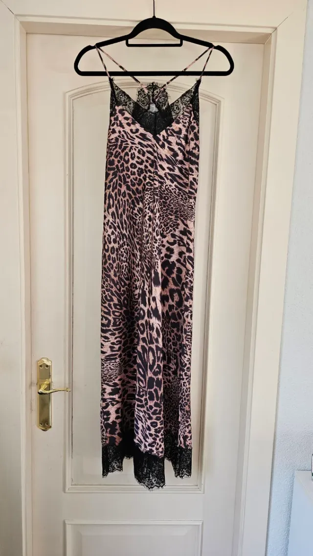 Vestido All Saints Tigi Kiku Animal Print