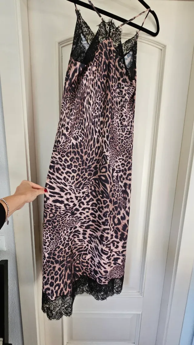Vestido All Saints Tigi Kiku Animal Print