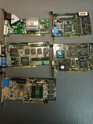 Lote Tarjetas Gráficas Vintage