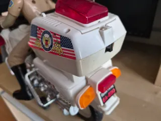 Moto Policía Juguete Antiguo