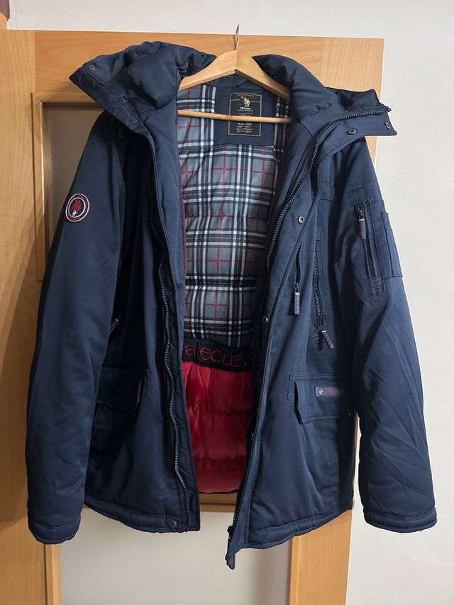 Parka Valecuatro azul y multicolor hombre