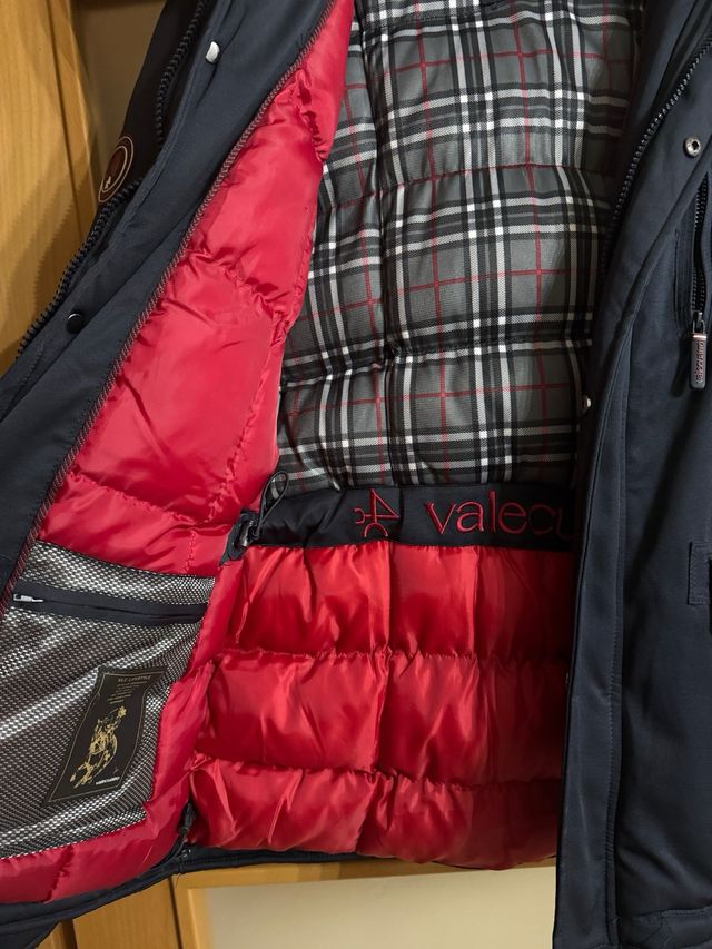 Parka Valecuatro azul y multicolor hombre