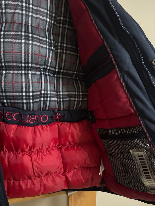 Parka Valecuatro azul y multicolor hombre