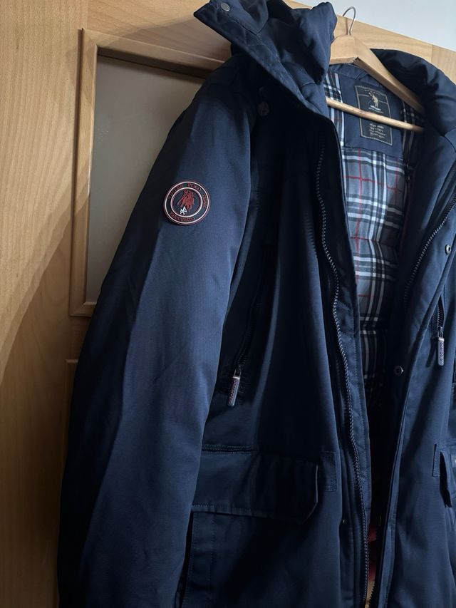 Parka Valecuatro azul y multicolor hombre