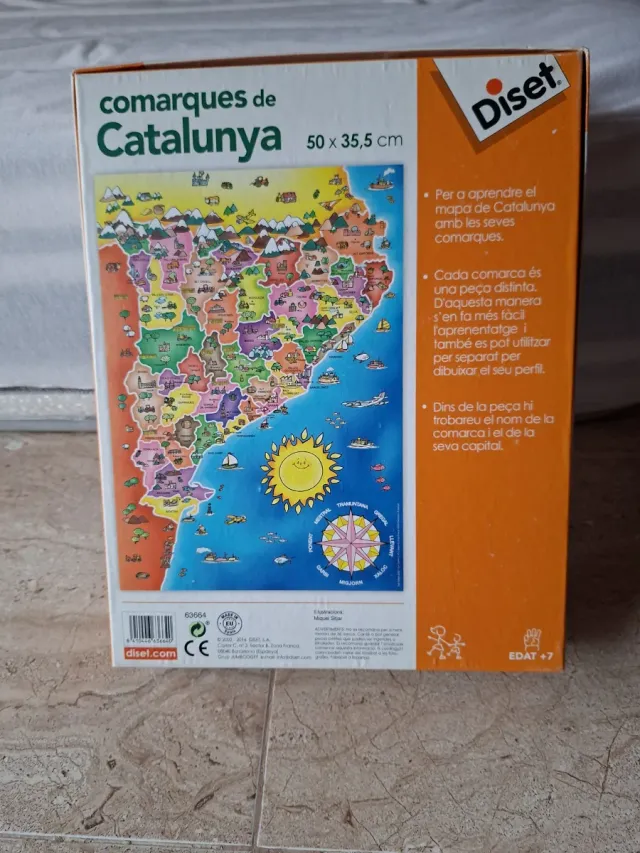 Puzzle Comarques de Catalunya 148 piezas