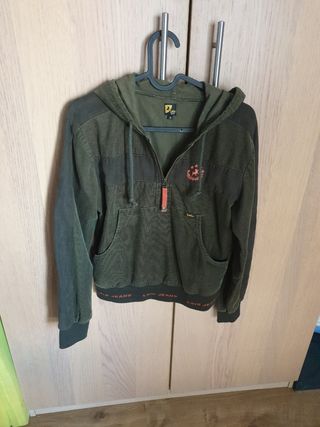 Sudadera Lois Verde Militar Talla S