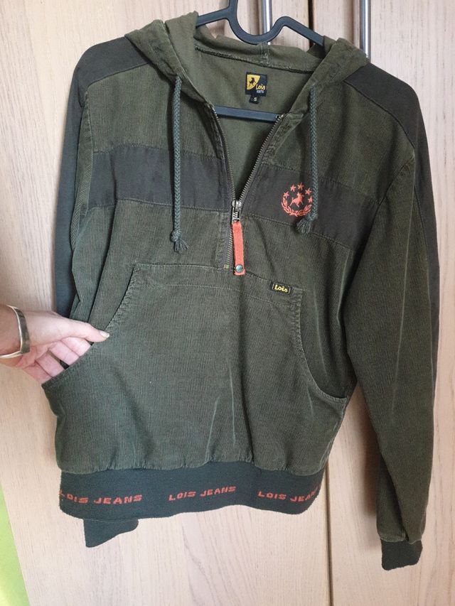 Sudadera Lois Verde Militar Talla S