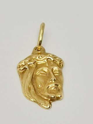 Colgante Oro 18k Rostro Cristo 0.7gr