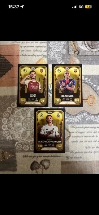 Match Attax - Declan Rice, Raphinha, Alexander-Arn