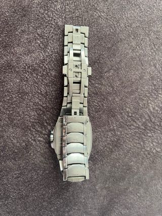 Reloj Lotus Plata y Naranja