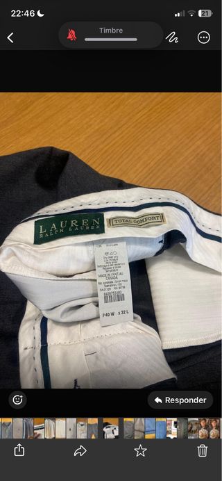 Pantalón hombre de vestir gris