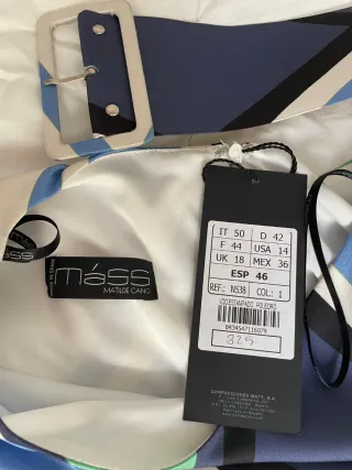 Vestido Matilde Cano Talla 46 Nuevo