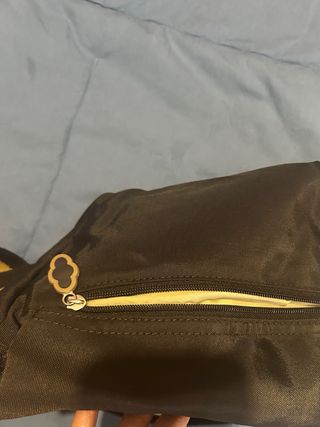 Bolso bandolera negro y marrón