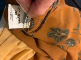 Abito Chemisier Floreale Beige/ Marrone chiaro