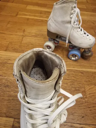 Patines Artísticos Blancos Talla 225 n° 33/34