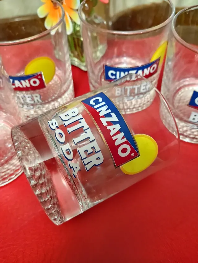 Vasos Cinzano Vintage - Set de 5
