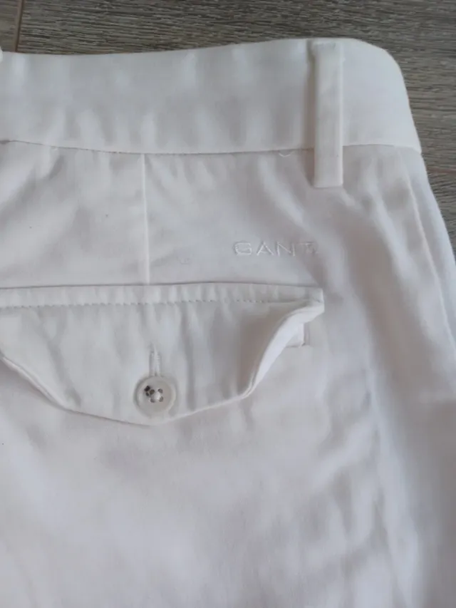 Pantalón de señora Gant blanco