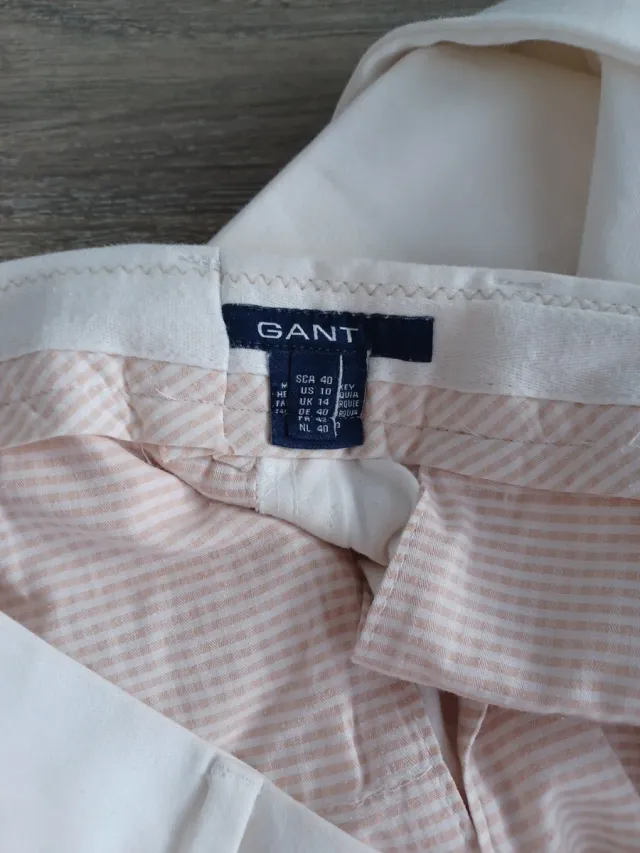 Pantalón de señora Gant blanco