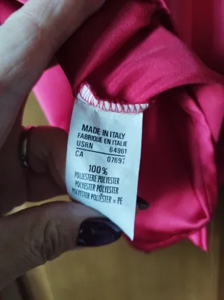 Camicia Stefanel rossa satinata