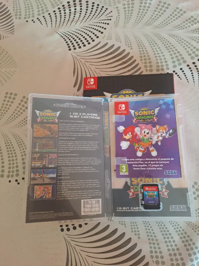 Juego Nintendo Switch Sonic Origins Plus