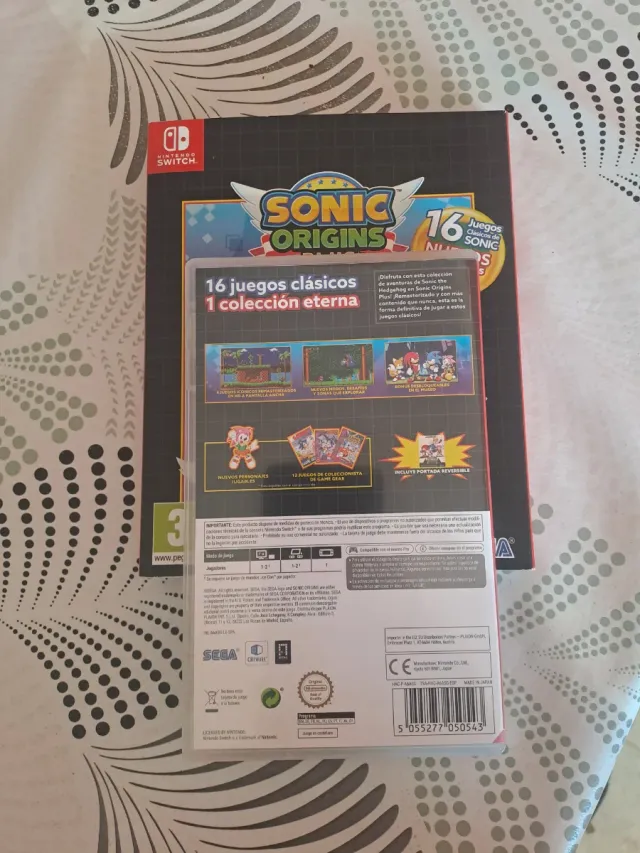 Juego Nintendo Switch Sonic Origins Plus