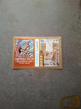 Sello postal Olympiska Spelen Stockholm 1912