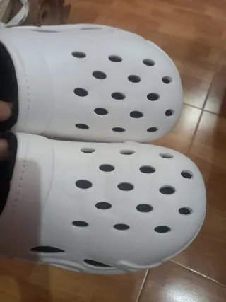 Zuecos blancos talla 40/41