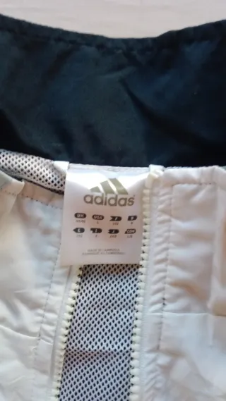 Chaqueta Adidas Vintage Original Azul y Blanca