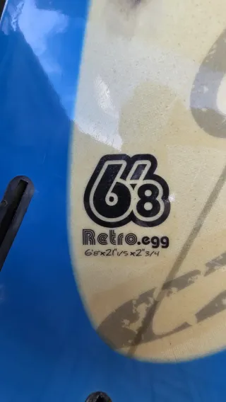 Tabla surf Surf Factory 6.8 Epoxy Retro Egg