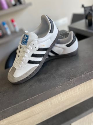 Adidas Samba Blancas y Negras