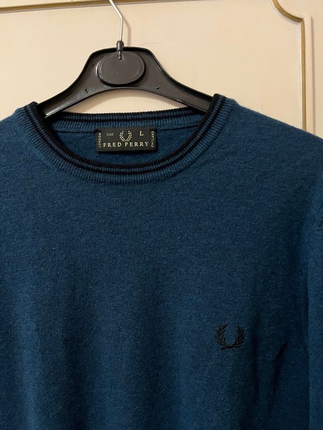 Maglione Fred Perry 100% Lana