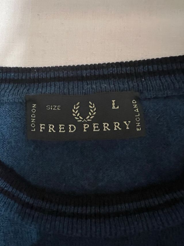 Maglione Fred Perry 100% Lana