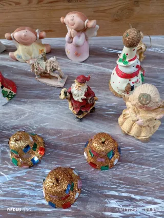 Decorazioni Natalizie Ceramica e Plastica