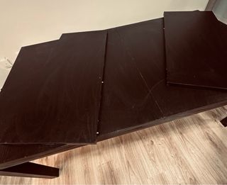 Mesa extensible IKEA BJURSTA Wengué