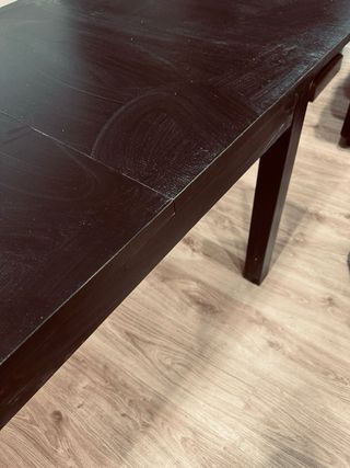 Mesa extensible IKEA BJURSTA Wengué