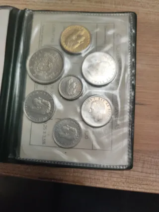 Cartera de monedas pesetas